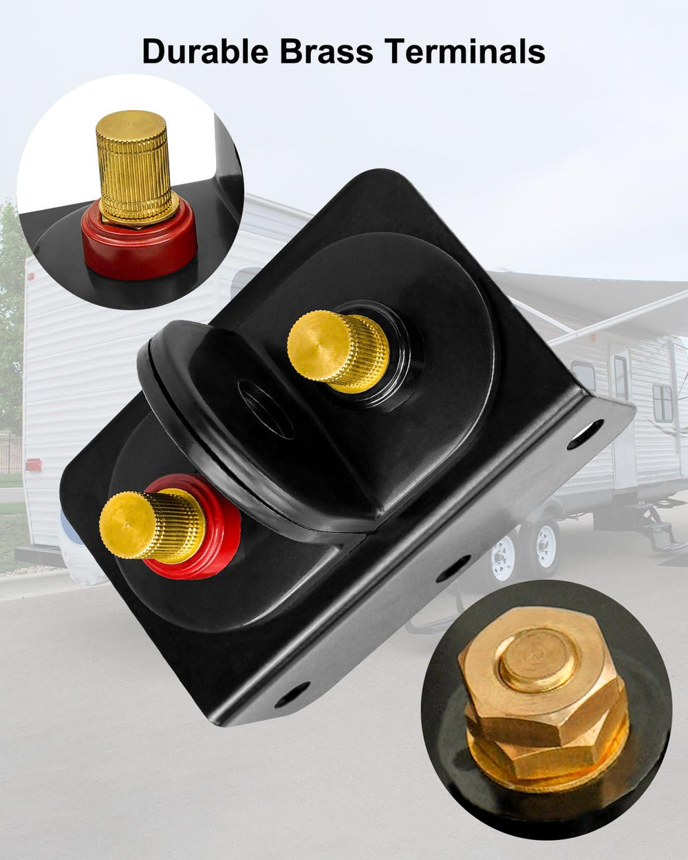GMURA brass terminal connectors offering sturdy, conductive links and corrosion resistance.