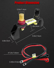 GMURA insulating cap and bracket protecting metal fittings.