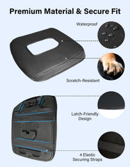 GNATIN full-coverage armrest cover guards the storage compartment from daily wear.