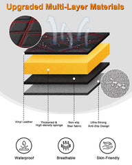GNATIN waterproof surface cleanly resists spills on center console