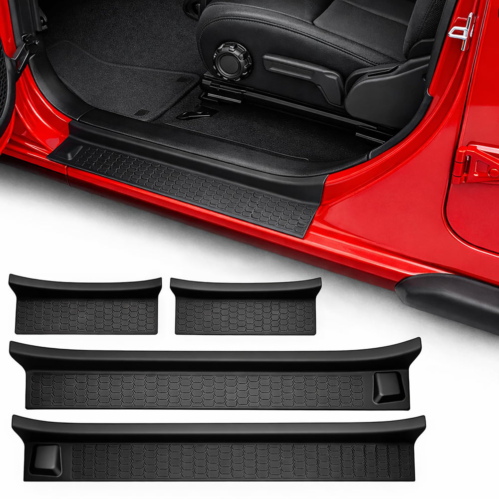 GNOWE door sill protector for Wrangler JL front-left protects edges and improves grip