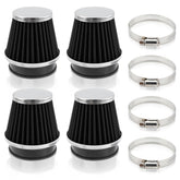 GoaMotors 54mm air intake filter close-up with tapered design for improved filtration.