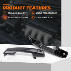GoaMotors door handle close-up black for weathered exterior refresh
