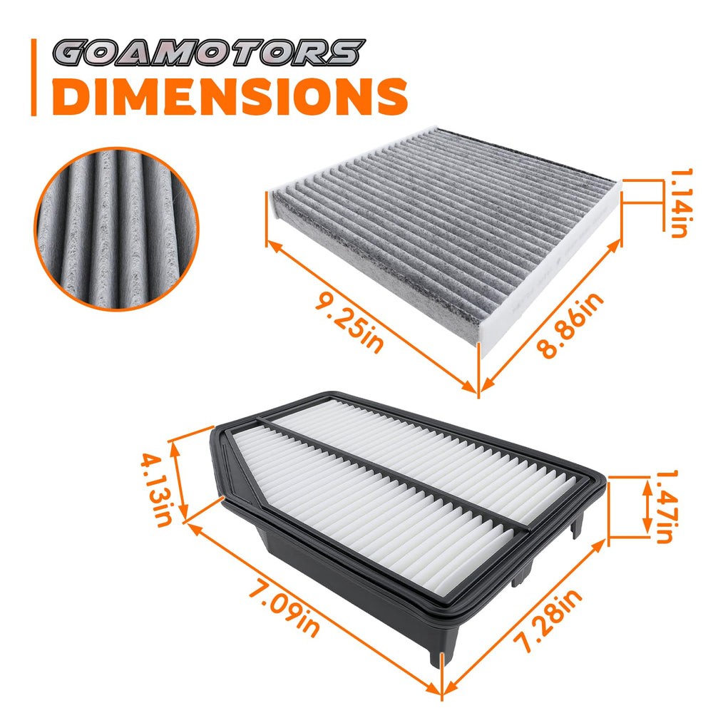 GoaMotors engine area with filters installed illustrating a seamless fit