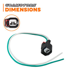 GoaMotors Jeep Wrangler JK connector kit supports rear sensor connections reliably.