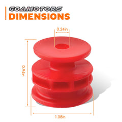 GoaMotors seal kit package photo highlights contents for straightforward replacement.