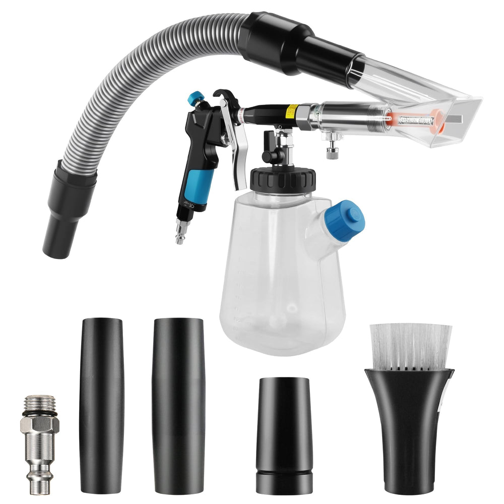 GOCCIDA 3IN1 car cleaning kit front view showing compact design for easy storage.