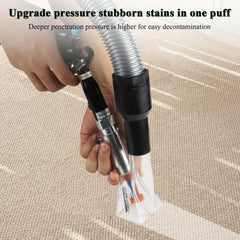 GOCCIDA dual action cleaning tool ready for blow and vacuum use.