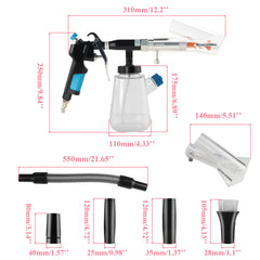 GOCCIDA foam cleaning gun in mist spray mode for precise cleaning.