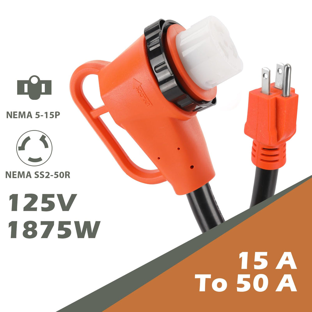 Gociean 90-degree grip handles simplify RV inlet connections