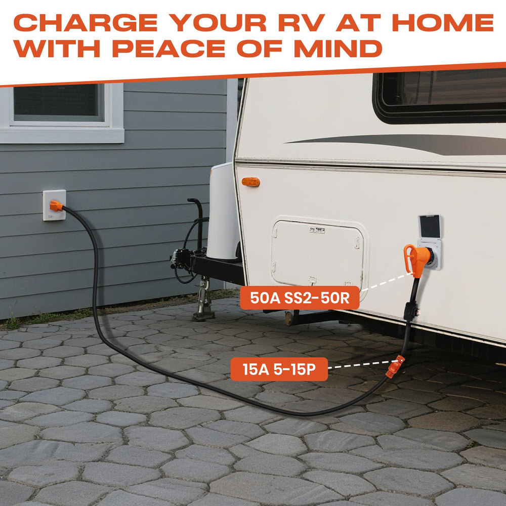 Gociean NEMA 5-15P to SS2-50R adapter connections for RV power
