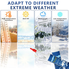 Gociean sealant adheres strongly to metal and wood for durable protection.