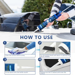 Gociean 2-year warranty covers cracking and peeling resistance.