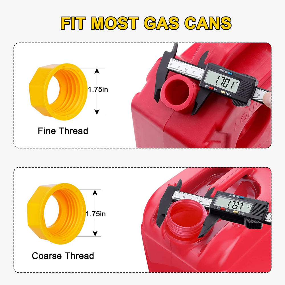 Godboy durable plastic nozzle built to resist fuel exposure.