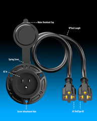 GODETON dual adapters enable simultaneous power for two devices on the go.