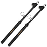 GODESON heavy-duty tire pressure gauge with straight dual-head chuck for quick dual-wheel checks.