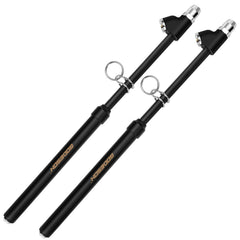 GODESON heavy-duty tire pressure gauge with straight dual-head chuck for quick dual-wheel checks.