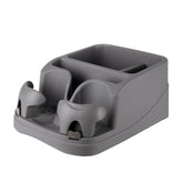 GoGear SC-CHA console in charcoal front view showing neat in-car organization