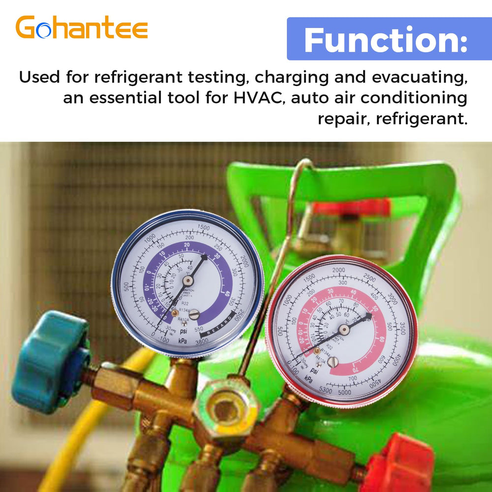 Gohantee gauge package showing both low and high pressure units