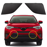 Goholy front bumper tow hook cover for RAV4 enhances appearance and protects the bumper area.