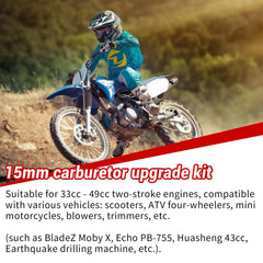 GOIRTUTSS air filter included for engine protection during rides