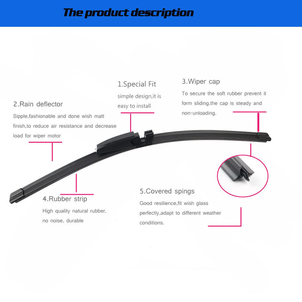 GoKoHe natural rubber squeegee provides smear-free performance in extreme temperatures.