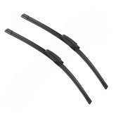 GoKoHe 22-inch wipers on Mercedes C300 front blade for clear rain visibility.