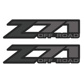 GOLD HOOK Z71 decals on bedside with metallic black shine for a bold truck upgrade.