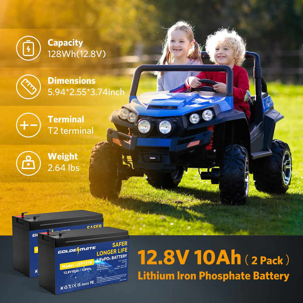 GOLDENMATE battery with built-in BMS ensuring safer power management
