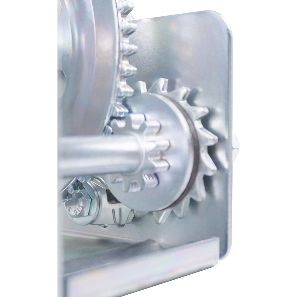 Goldenrod brake winch ergonomic 7-inch handle for comfortable operation.