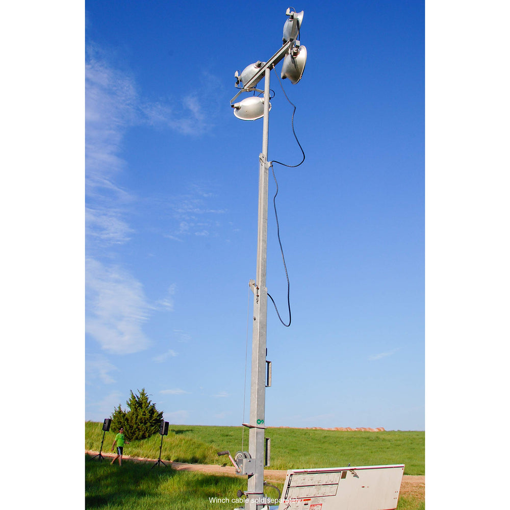 Goldenrod brake winch load-locking action keeps loads steady when released.