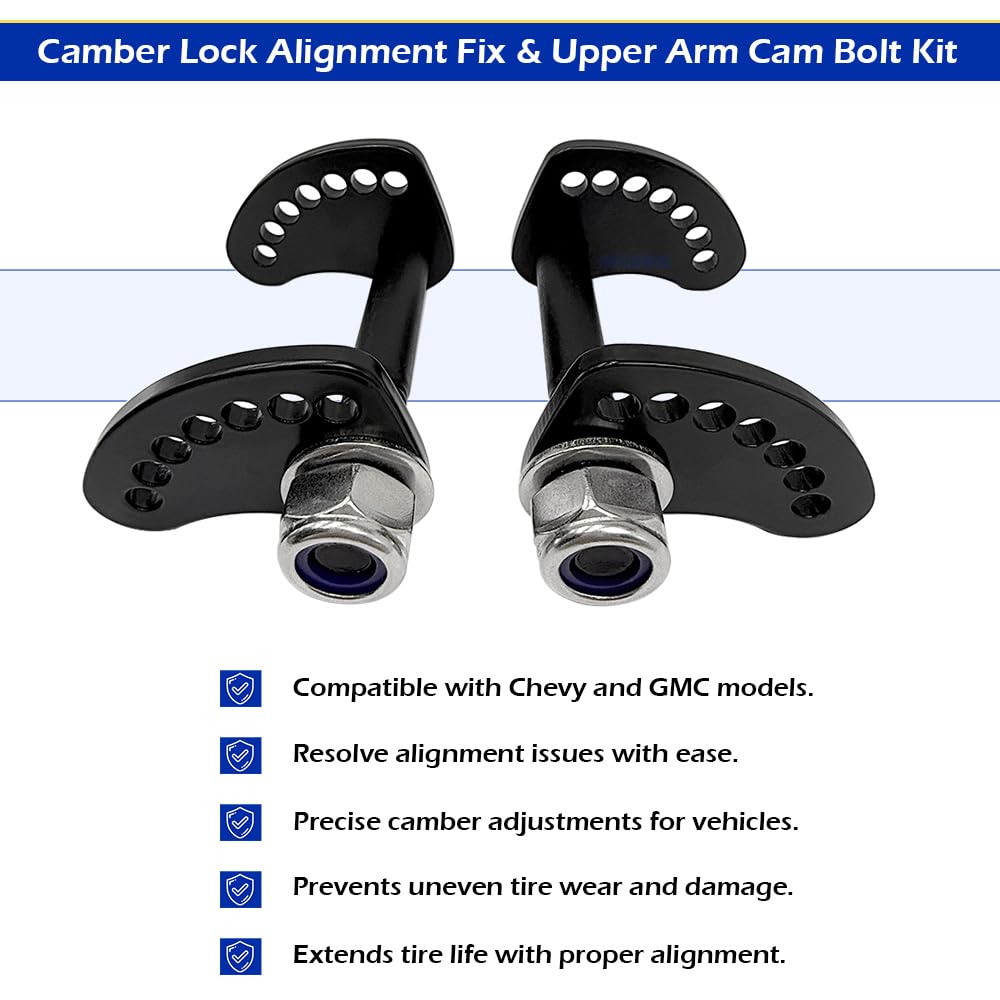 GOLKNHA bolt kit with four bolts for secure camber adjustments.