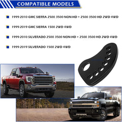 GOLKNHA fitment guide for Silverado and Sierra across 1999–2019 models.