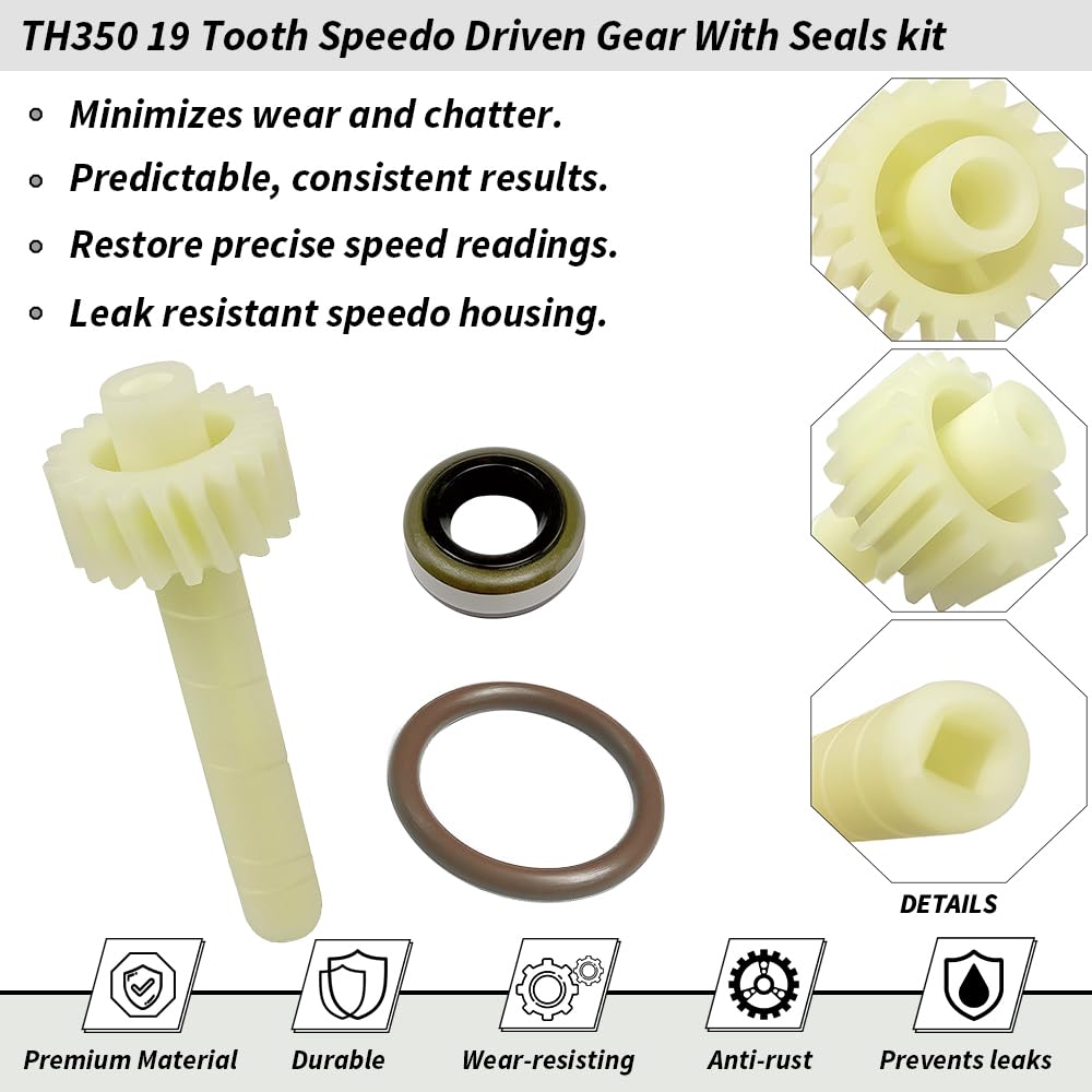 GOLKNHA speedo seals and retainer bracket provide durable seals for long-lasting performance.