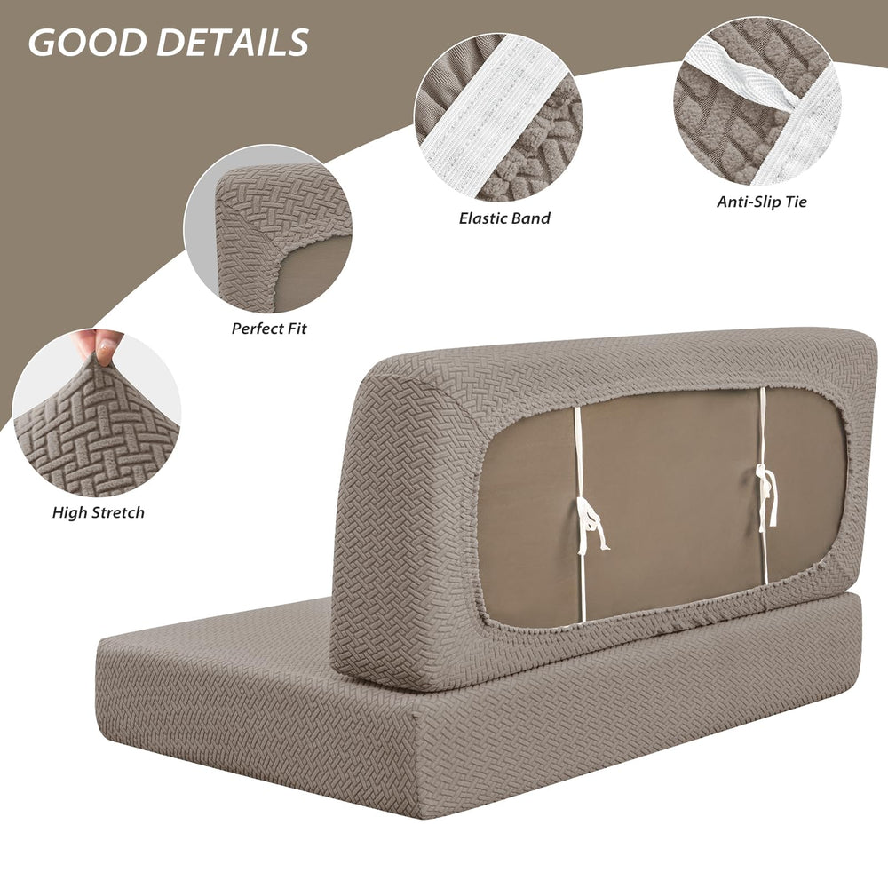 Gollense bench cover 2-pack emphasizes compatibility with various RV seating.