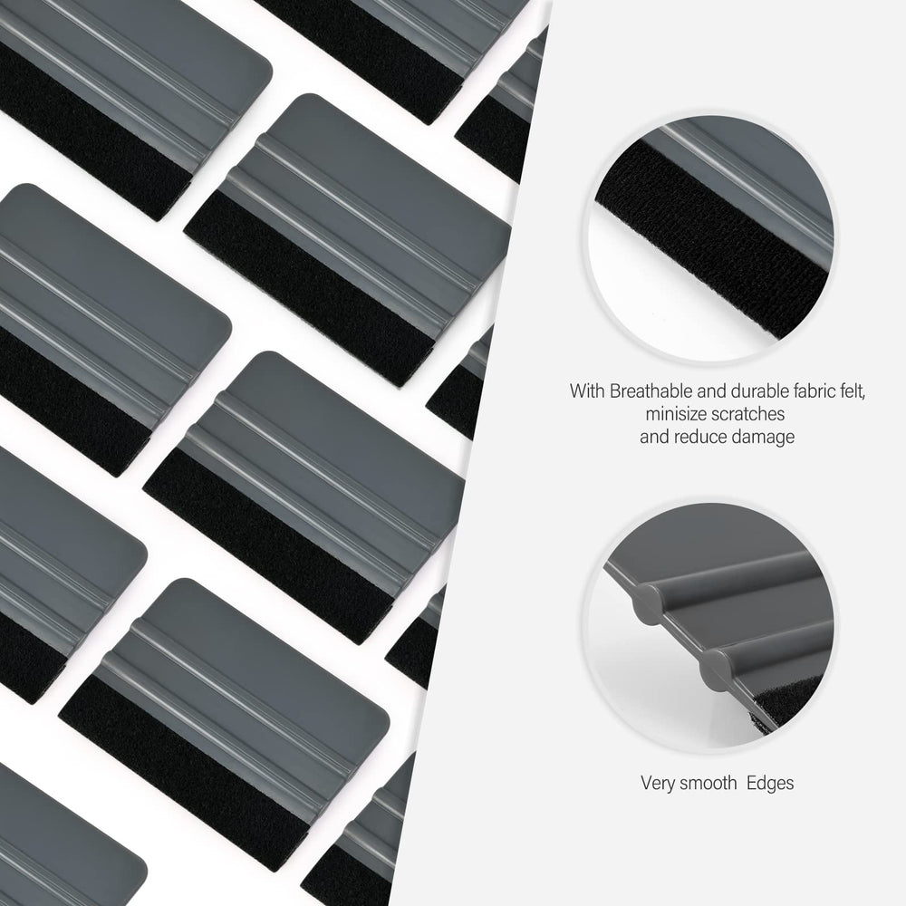 Gomake anti-scratch squeegee protects surfaces during installations