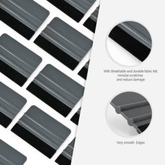 Gomake anti-scratch squeegee protects surfaces during installations