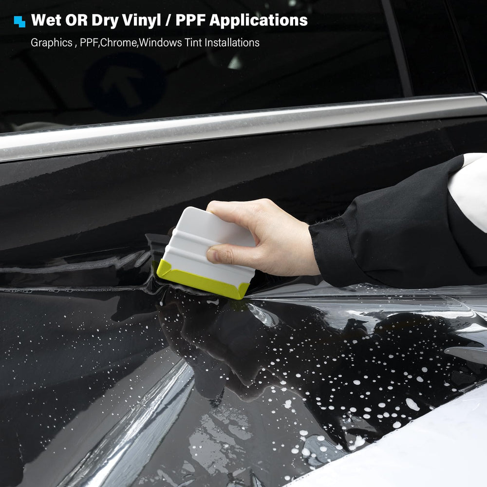 Gomake felt edge buffer for window tinting to prevent scratches