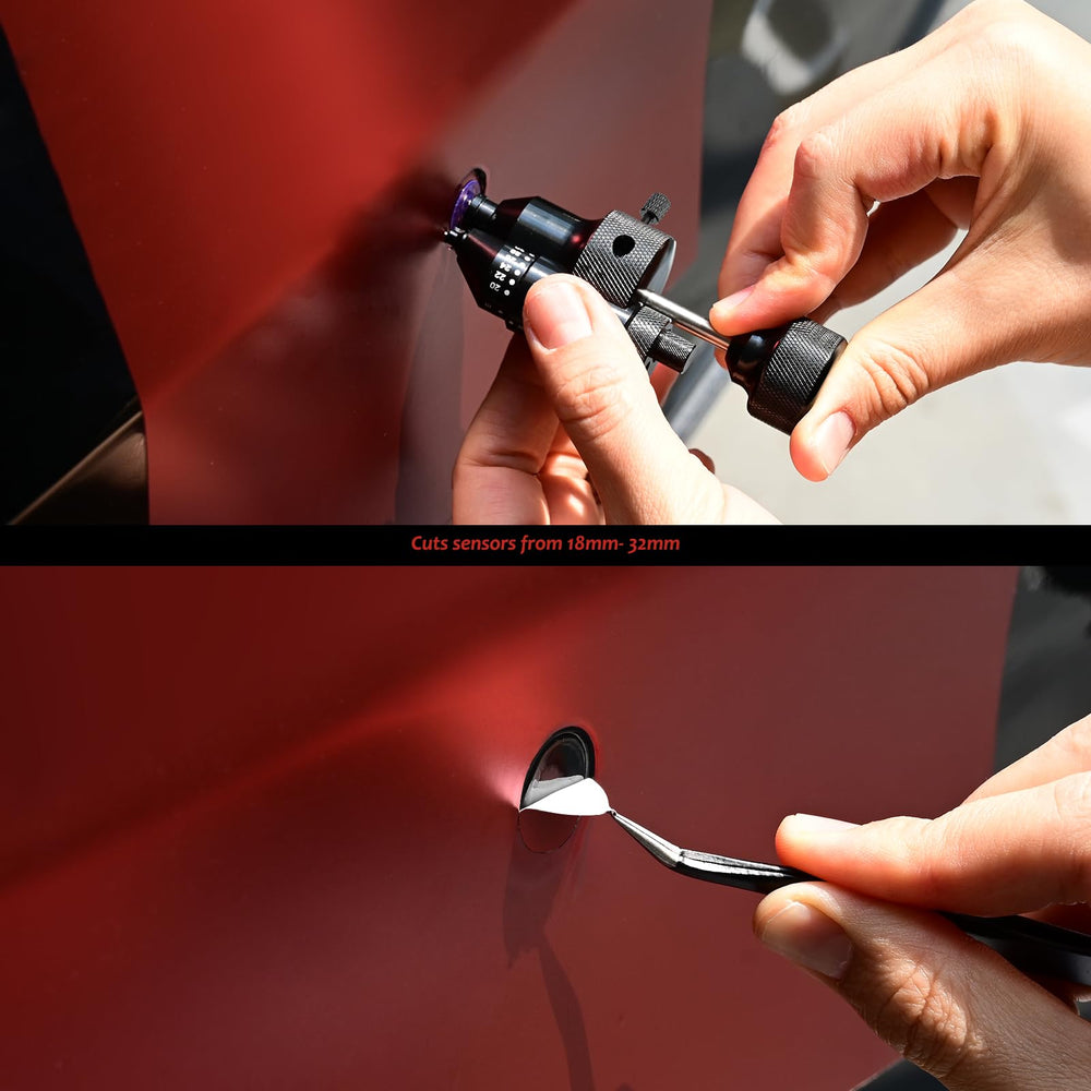Gomake gasket-outside cut protects radar envelope around sensors.