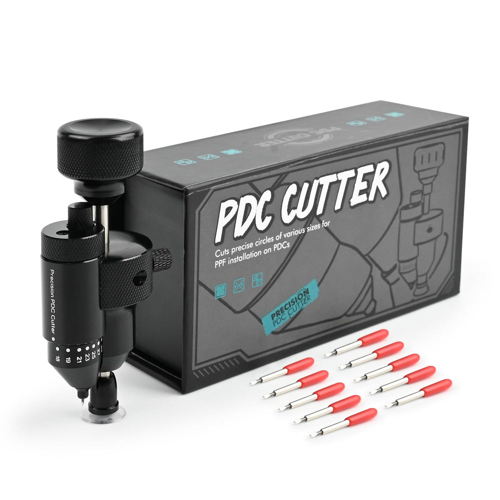 Gomake PPF sensor cutter for 18mm-32mm holes, precise parking sensor cuts.
