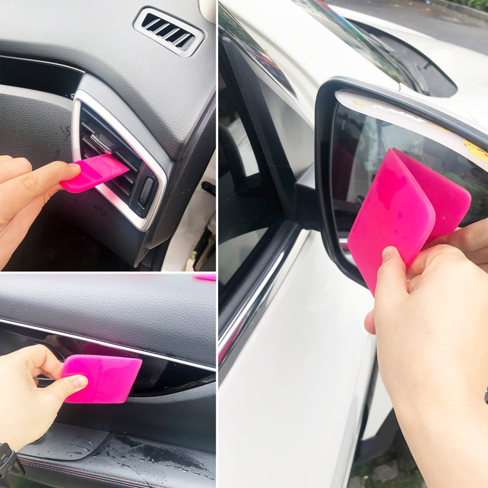 Gomake PPF Squeegee Kit X-Style Large for curved surfaces and edge trimming