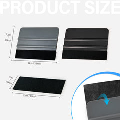 Gomake vinyl squeegee for wall decals, wraps and wallpaper installations