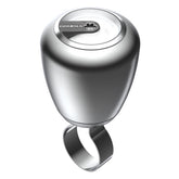 Gomexus boat steering wheel knob close-up showing rugged 316 stainless steel durability