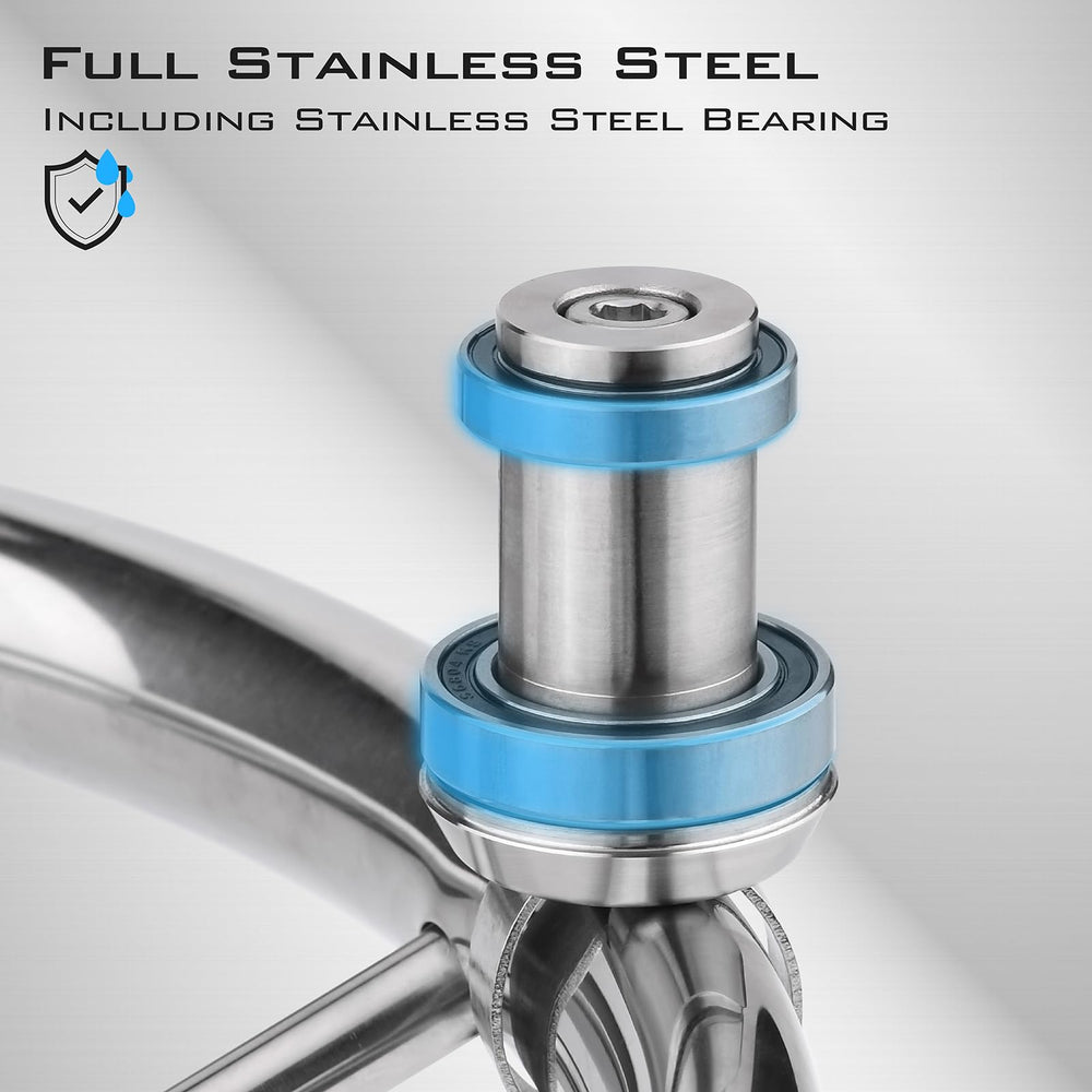 Gomexus retractable locking clips protect the wheel surface without scratches