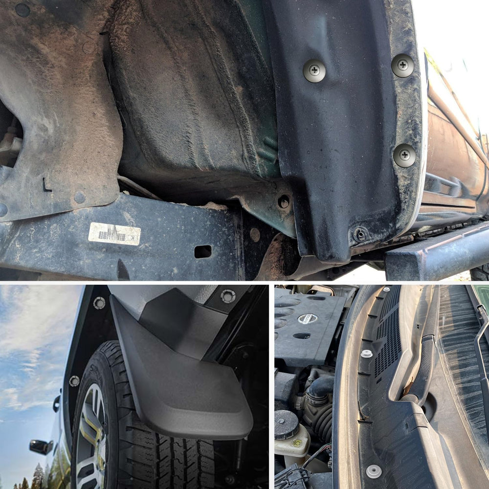 GOOACC 1115pcs in-use car panel installation shows clips engaging securely