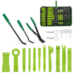 GOOACC 19Pcs trim removal tools set for efficient auto panel work and clips removal