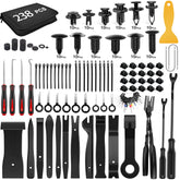 GOOACC 238Pcs trim removal kit contents for versatile car panel work.
