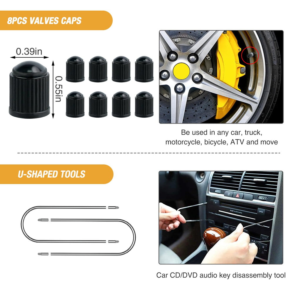 GOOACC adhesive cable clips for organizing wires behind panels.