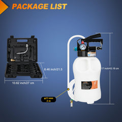 GOOACC air-inlet 1/4 NPT connects quickly to standard air compressors.