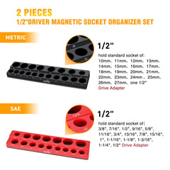 GOOACC black metric tray for easy socket identification.